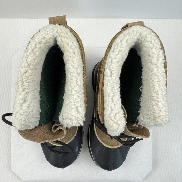 Ozark Trail Mens Camel Black Griz 08 Winter Boots Leather Thinsulate Size 8 - Picture 5 of 15